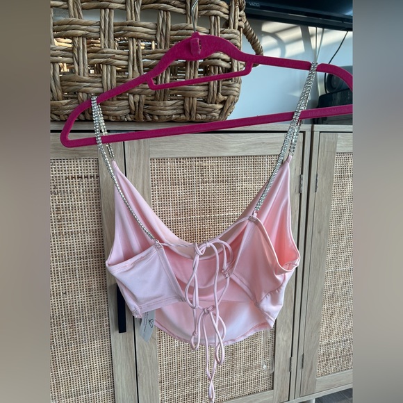 Windsor Rhinestone Strap Going Out Top - Picture 2 of 4